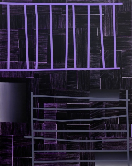 《FUSL》195×155cm 布面油彩、丙烯 2019
《FUSL》195×155cm 布面油彩、丙烯 2019