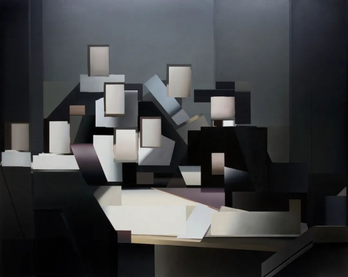 《RDARMX》240×300cm 布面油画 2014
《RDARMX》240×300cm 布面油画 2014
