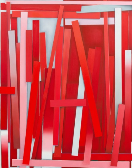 《UBR》240×190cm 布面油画 2018
《UBR》240×190cm 布面油画 2018