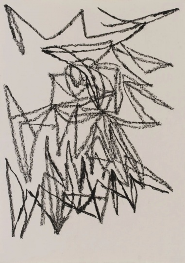 《无题》52.8×38cm 纸上铅笔 2016
《无题》52.8×38cm 纸上铅笔 2016