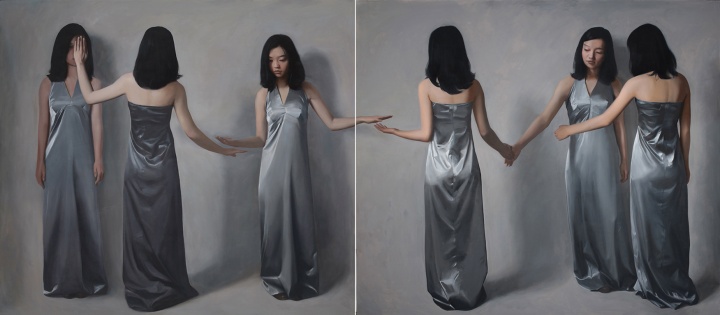 《信息》200×450cm 布面油画 2019
