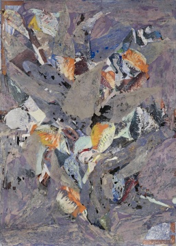 陈彧君,《追忆似水年华》之二 ,2021,亚麻布上综合材料,90×64 cm
陈彧君,《追忆似水年华》之二 ,2021,亚麻布上综合材料,90×64 cm