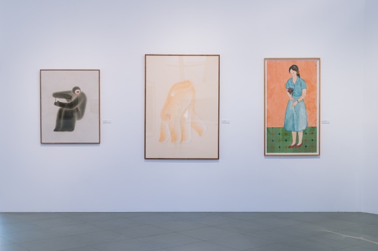 “水墨更开新象”展览现场 香港中文大学(深圳)大学艺术中心 TC101 SPACE
“水墨更开新象”展览现场 香港中文大学(深圳)大学艺术中心 TC101 SPACE