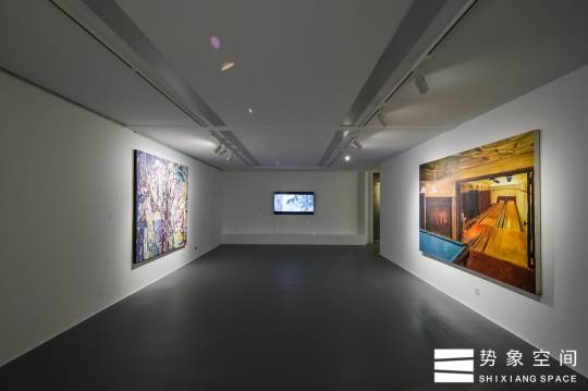 “相地通景——陈彧君个展”展览现场,势象空间
“相地通景——陈彧君个展”展览现场,势象空间