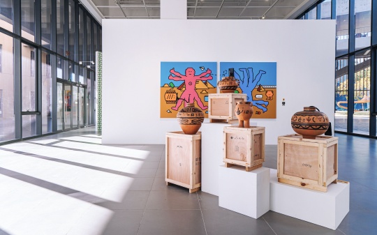 “永不碎边”展览现场 香港中文大学(深圳)大学艺术中心TC101SPACE
“永不碎边”展览现场 香港中文大学(深圳)大学艺术中心TC101SPACE