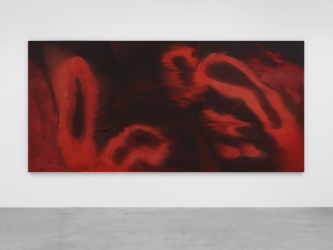 合子

2022

黑色 Aquacryl 颜料、色粉、铅笔、铝板

190 x 400 x 5 cm

© 施拉泽·赫什阿里，图片由里森画廊提供
