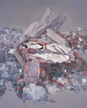徐泽 《中国风景 No.16》 布面油彩 160x130cm 2007
徐泽 《中国风景 No.16》 布面油彩 160x130cm 2007
