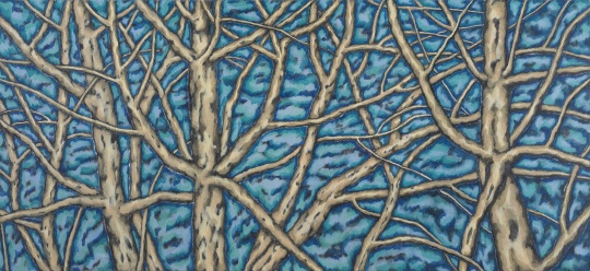 丛林 布面丙烯 110X240cm 2021年
丛林 布面丙烯 110X240cm 2021年