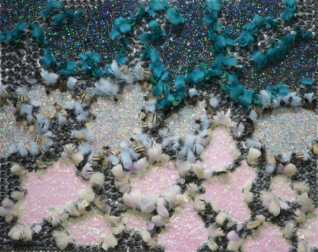 羽 综合材料 80X100cm
羽 综合材料 80X100cm