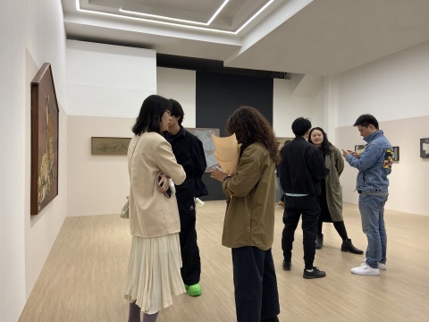 “在幽暗中感知的牡蛎”展览现场，新氧艺O2art顺义OOPS项目空间
