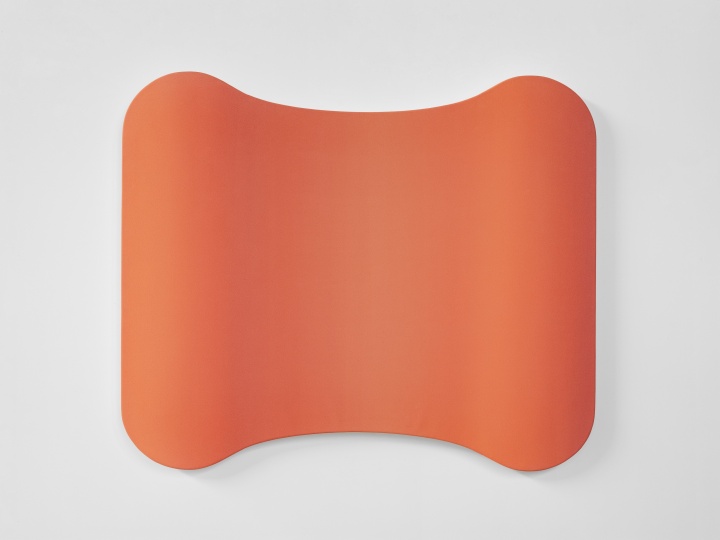 《缓·粉橘黄》 100×120cm 布面油画 2022
