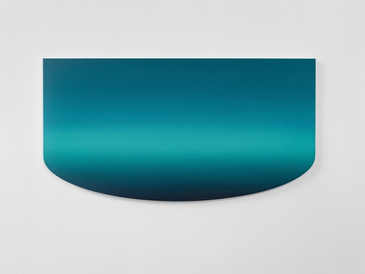 《那偏蓝的绿》 100×160cm 布面油画 2022
