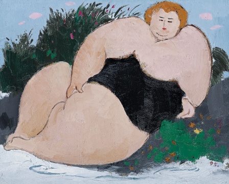 吴冠中  《泉》
1995年作
 布面油画
39.5×49.5cm 

