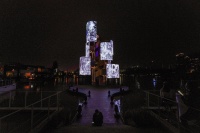 全球首座水上多媒体美术馆「生命塔」在麓湖启幕，礼献城市的精神艺术新地标,冰逸