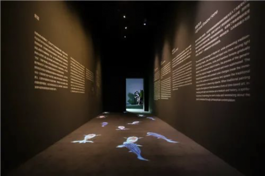 数境等观——靳军:传统艺术与科技研究展”展览现场
数境等观——靳军:传统艺术与科技研究展”展览现场