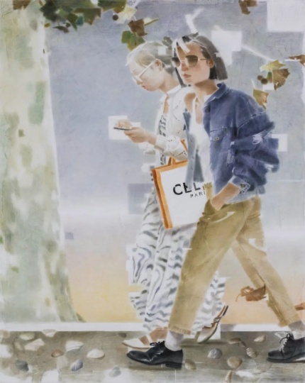 
夏禹&nbsp;《梧桐》
200×160cm&nbsp;坦培拉&nbsp;木板&nbsp;2020
估价：20万-60万港元
2023佳士得香港春拍千禧后晚间拍卖
