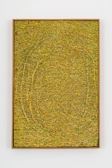 上前智祐 《无题》 

25.4×28.2cm 纸板面油彩 1970 
维伍德画廊
