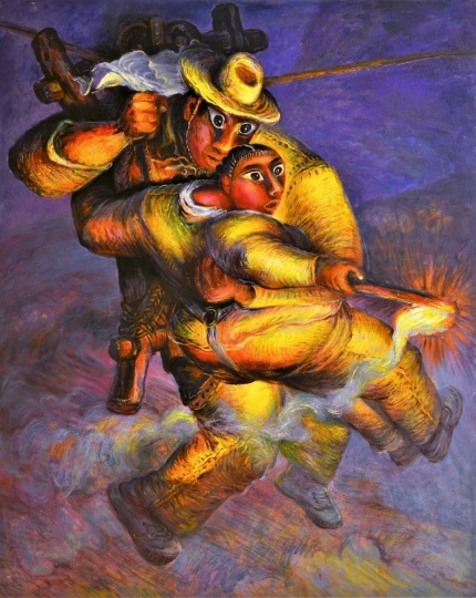 罗中立《索道系列》 

250x200cm 布面油画 1994-1996 

580万元，已被藏家预定

当代唐人艺术中心

 
