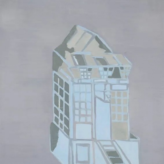 《无题》202×202cm 布面油画 2000
《无题》202×202cm 布面油画 2000