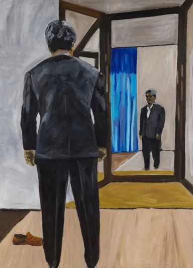 《外交官》250×180cm 布面油画 2022
《外交官》250×180cm 布面油画 2022