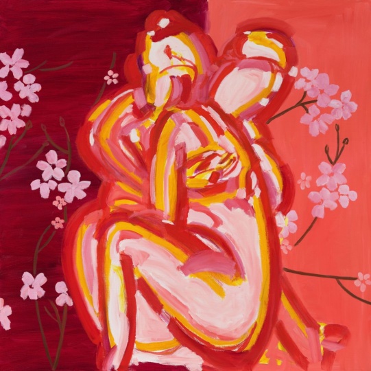 《假期7号》180×180cm 布面油画 2022
《假期7号》180×180cm 布面油画 2022