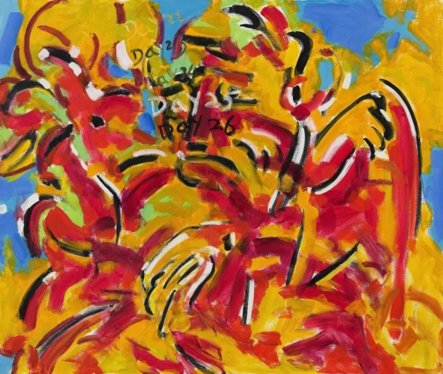 《假期3号》135×160cm 布面油画 2022
《假期3号》135×160cm 布面油画 2022