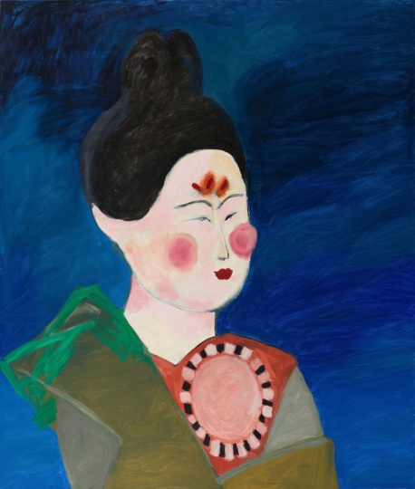 《美女》260×220cm 布面油画 2016-2022
《美女》260×220cm 布面油画 2016-2022