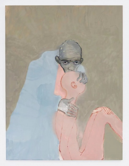 
桑亚·坎塔罗夫斯基《CurtainII》
215.9×165.1cm 油画、水性颜料、画布 2019周艟收藏
