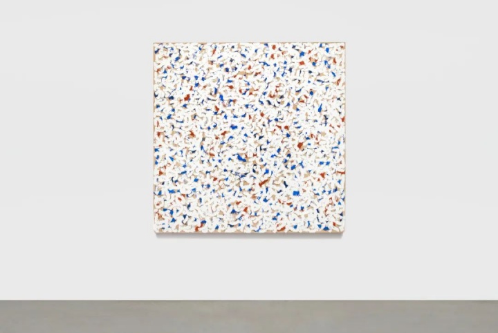 《无题》 160×160cm
经绷制的亚麻布面油画 1962
《无题》 160×160cm
经绷制的亚麻布面油画 1962