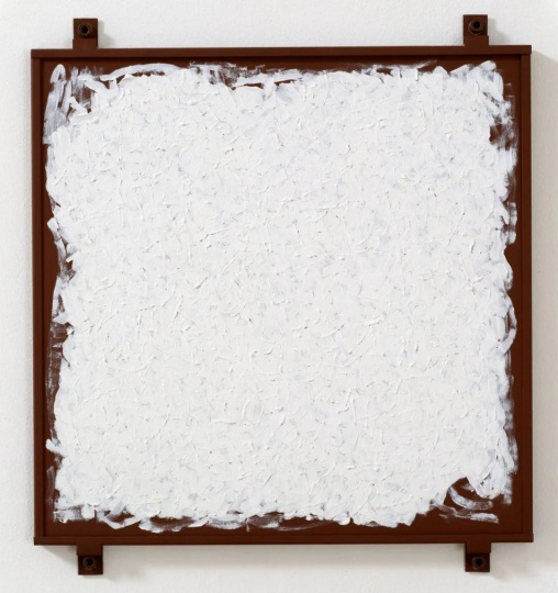 《档案》34.29×30.16×1.27cm 钢面油画 1979
旧金山现代艺术博物馆收藏
《档案》34.29×30.16×1.27cm 钢面油画 1979
旧金山现代艺术博物馆收藏