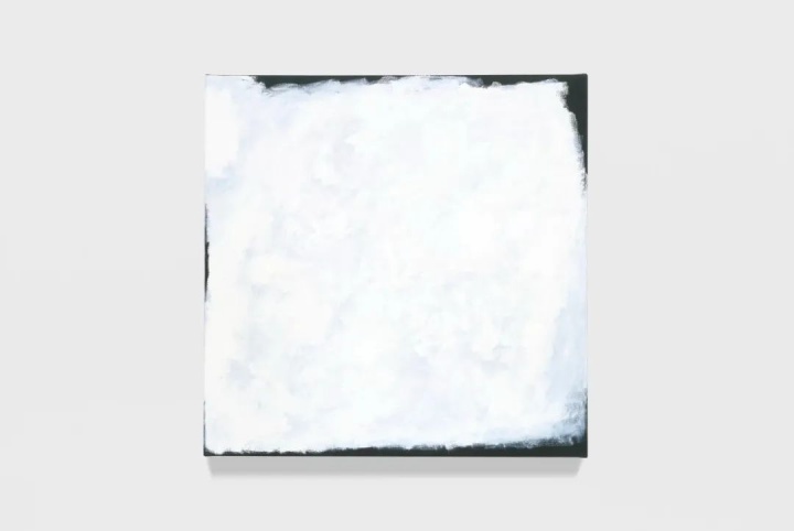 《系列15(白色)》 70×70cm 棉帆布油彩和石膏 2003
《系列15(白色)》 70×70cm 棉帆布油彩和石膏 2003