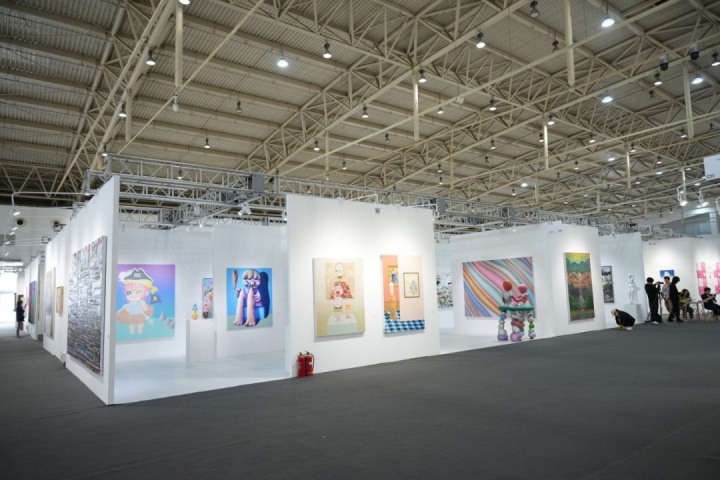 2023北京当代,玉兰堂画廊展位现场
2023北京当代,玉兰堂画廊展位现场