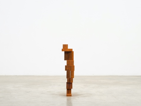 安东尼·葛姆雷Antony Gormley  《细脸》 Small Face  90.3 x 22.5 x 20.0 cm 铸铁Cast iron 2022
