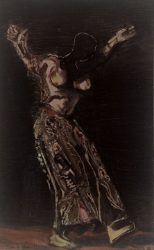 王兵 《黑暗中的舞蹈》 纸面油画 20x30cm 2018
王兵 《黑暗中的舞蹈》 纸面油画 20x30cm 2018