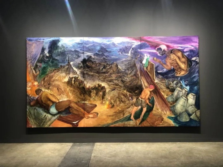 《海市蜃楼》220×435cm
布面油画 2022-2023
个展“夜宴” 展览现场
2023 Art Basel 香港巴塞尔
图片由 @ 安卓艺术提供
《海市蜃楼》220×435cm
布面油画 2022-2023
个展“夜宴” 展览现场
2023 Art Basel 香港巴塞尔
图片由 @ 安卓艺术提供