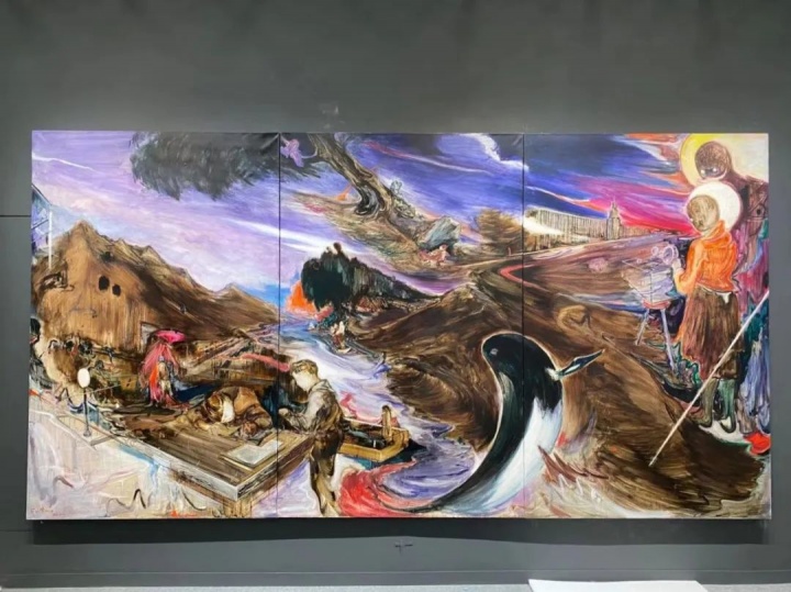 《传奇》220×435cm 布面油画 2020
获得萨克森州文化基金会
Kulturstiftung des Freistaates Sachsen
特别创作奖
图片由 @ 安卓艺术提供
《传奇》220×435cm 布面油画 2020
获得萨克森州文化基金会
Kulturstiftung des Freistaates Sachsen
特别创作奖
图片由 @ 安卓艺术提供