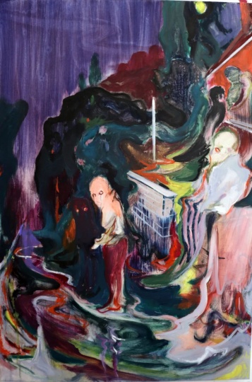 《月夜》70×50cm 布面油画 2020
图片由 @Rao Fu Studio 和安卓艺术 提供
《月夜》70×50cm 布面油画 2020
图片由 @Rao Fu Studio 和安卓艺术 提供