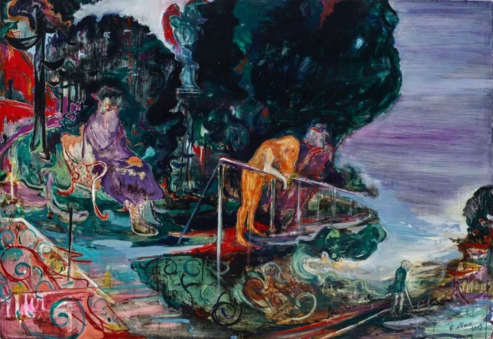 《易北河的邂逅》135×190cm 

布面油画 2019 私人收藏

图片由 @ 安卓艺术提供
