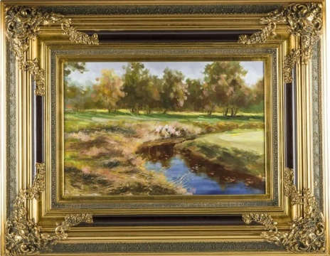 游历半生,重拾画笔,“高尔夫风景:张少侠油画作品展”开幕 游历半生,重拾画笔,“高尔夫风景:张少侠油画作品展”开幕