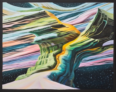 吹过来的流星,油画,60×80cm,2023
吹过来的流星,油画,60×80cm,2023