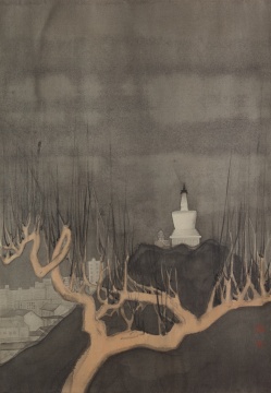 靳骐沣 晨 54×38cm 绢本设色 2022
靳骐沣 晨 54×38cm 绢本设色 2022