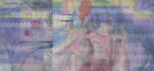 周杰《新建文件夹(4)》 布面油画 60×130cm 2021 周杰《新建文件夹(4)》 布面油画 60×130cm 2021