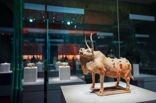 文明的融合“驼铃声响——丝绸之路艺术大展”在北京民生现代美术馆开幕