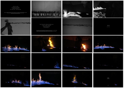 管怀宾《焰园》系列  影像 6分16秒 、2013年
