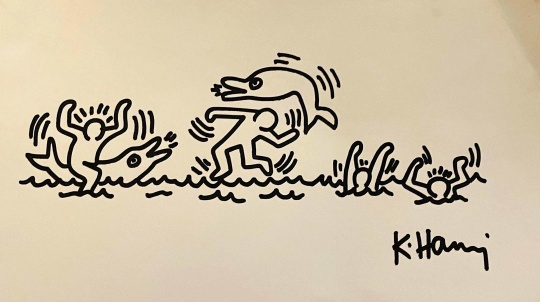Keith Haring 凯斯·哈林《Untitled》纸本马克笔 marker on paper 30 × 17cm 1986/89
Keith Haring 凯斯·哈林《Untitled》纸本马克笔 marker on paper 30 × 17cm 1986/89
