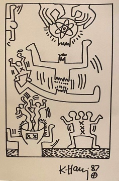 Keith Haring 凯斯·哈林《Untitled》纸本马克笔 marker on paper 33 × 22cm 1987
Keith Haring 凯斯·哈林《Untitled》纸本马克笔 marker on paper 33 × 22cm 1987