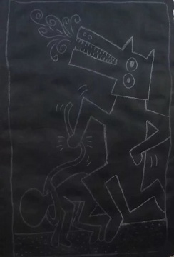 Keith Haring 凯斯·哈林《Untitled》纸本马克笔marker on paper 104 × 69cm 1983
Keith Haring 凯斯·哈林《Untitled》纸本马克笔marker on paper 104 × 69cm 1983