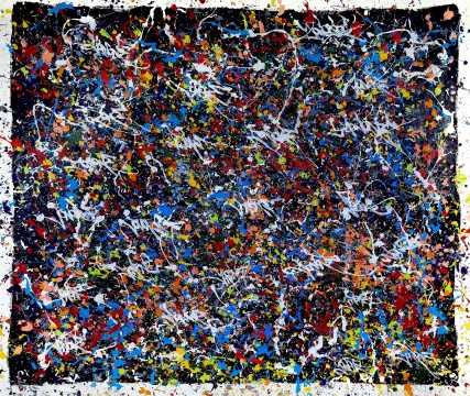 JonOne 约翰·安德鲁·佩雷略《Right Now》综合材料 mixed media 222 × 194cm 2019
JonOne 约翰·安德鲁·佩雷略《Right Now》综合材料 mixed media 222 × 194cm 2019