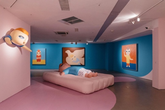今日美术馆“蔡万霖:空灵与慰藉”展览现场
今日美术馆“蔡万霖:空灵与慰藉”展览现场