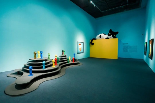 尹山湖美术馆“我是yy:蔡万霖城市巡回展”现场
尹山湖美术馆“我是yy:蔡万霖城市巡回展”现场